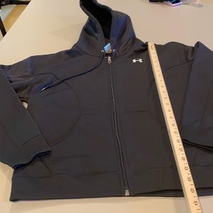 Women’s, Large zip up,  Black Under Armour Hoodie